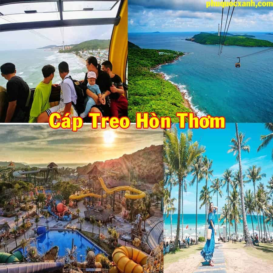 Cáp treo Hòn Thơm vượt biển dài nhất thế giới