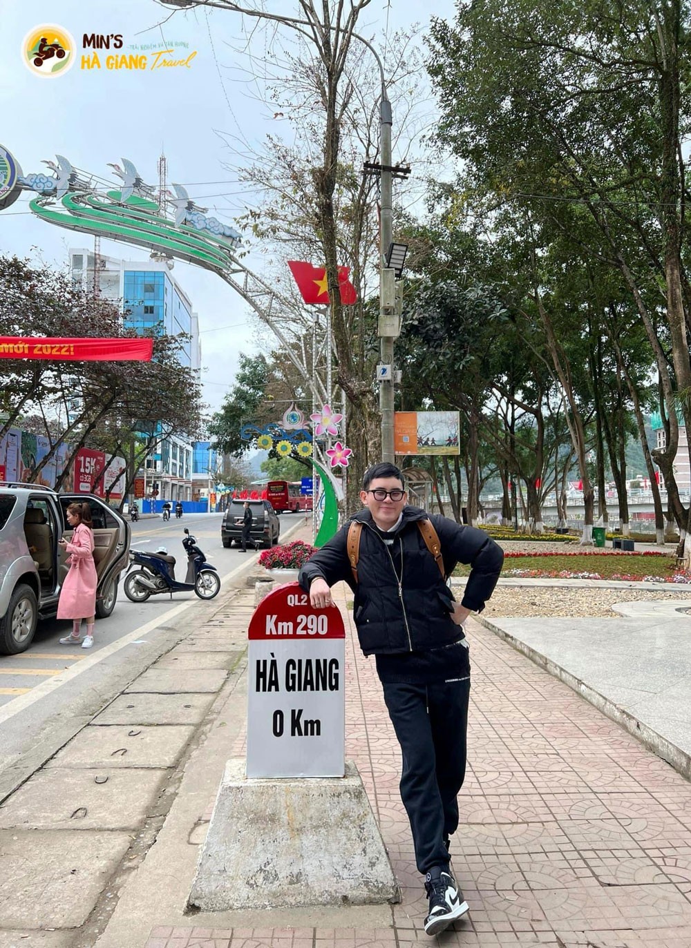 Cột mốc số 0 tại TP. Hà Giang, điểm khởi đầu mọi hành trình