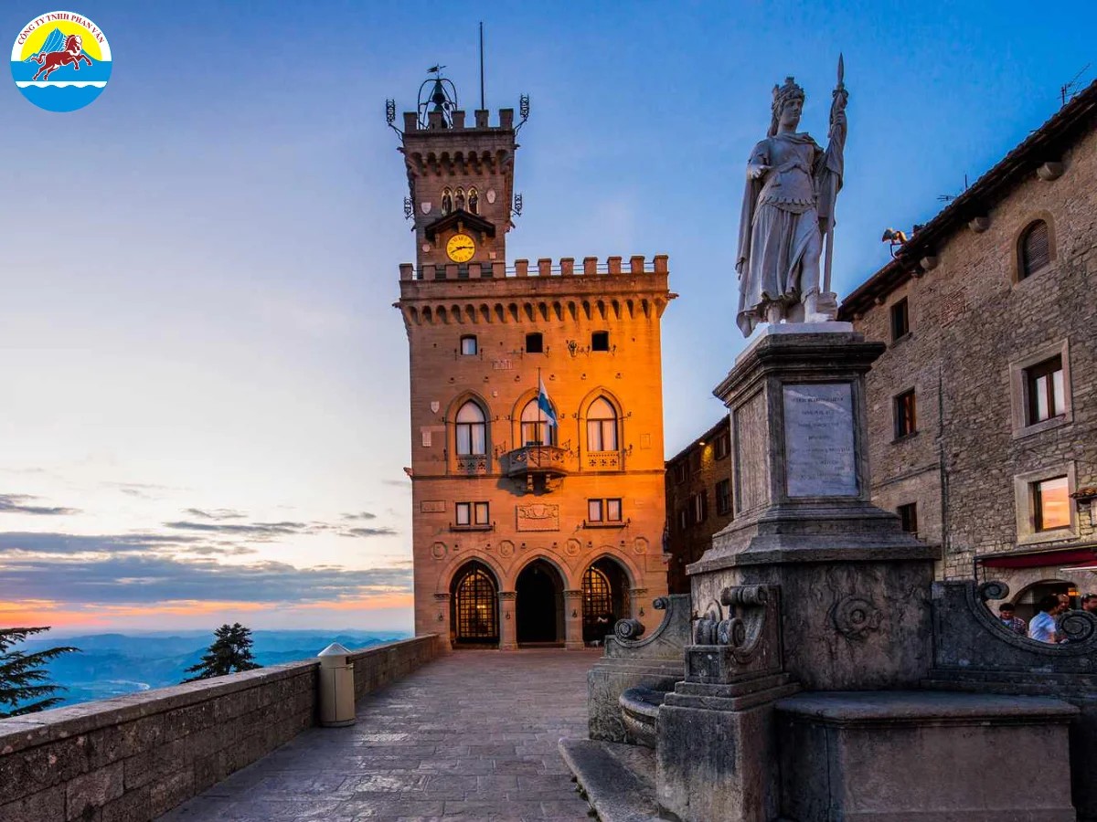 San Marino có khí hậu Địa Trung Hải ôn hòa