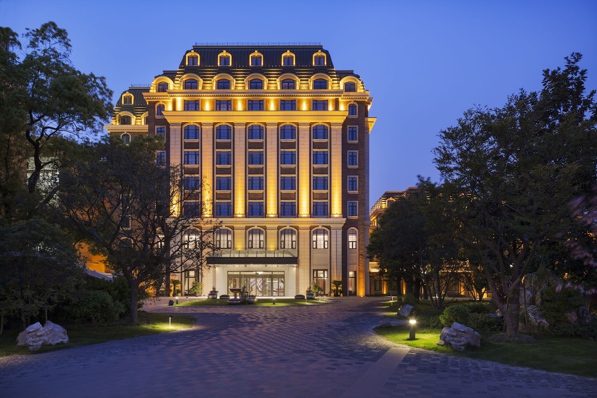 Khu vườn sang trọng tại khách sạn InterContinental Shanghai Ruijin