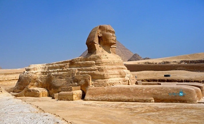 Tượng Great Sphinx huyền thoại tại Giza Plateau