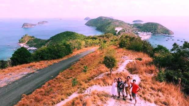 Khung cảnh bãi biển tuyệt đẹp tại Kiên Giang thu hút đông đảo du khách ghé thăm