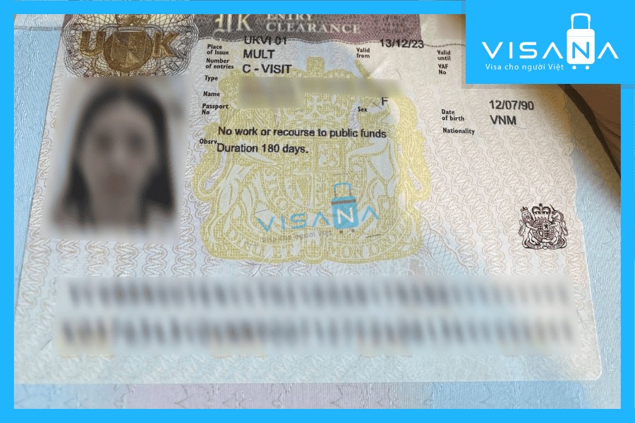 Chi tiết thông tin trên thị thực