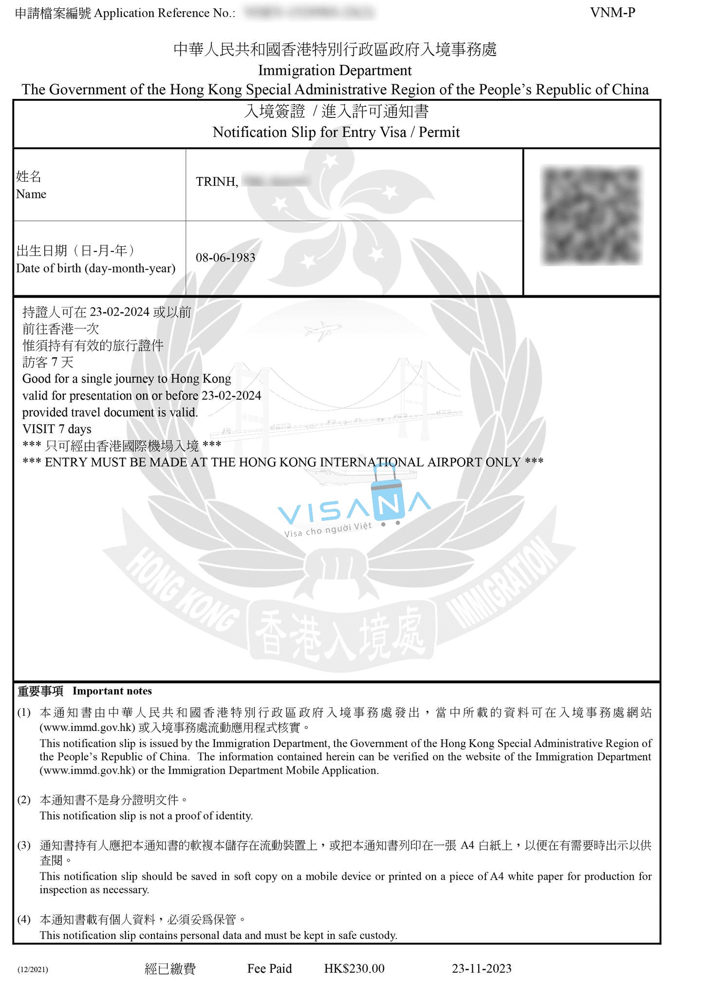 hinh anh visa hong kong visana1 1
