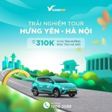 Dịch vụ Taxi Xanh SM cung cấp trải nghiệm di chuyển hiện đại, tiện lợi đến Hưng Yên
