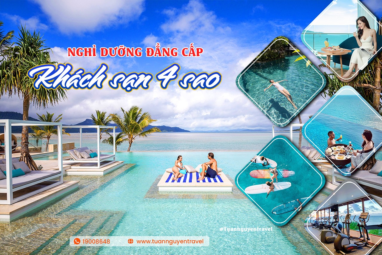 Bể bơi sang trọng tại khách sạn 4 sao ven biển Mỹ Khê Đà Nẵng