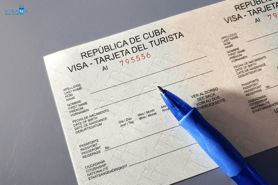 Mô tả hình ảnh: Mức phí xin visa Cuba