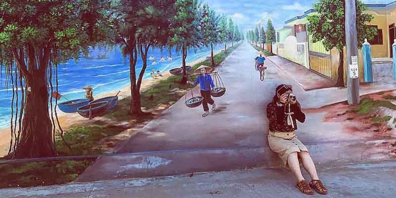 Bích họa độc đáo tại Làng bích hoạ Cảnh Dương