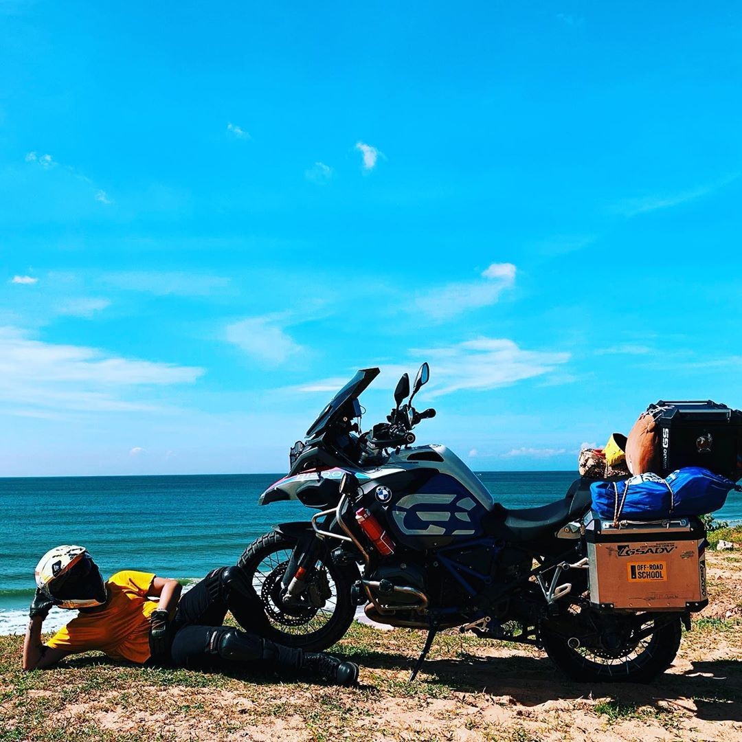 Di chuyển bằng xe máy là lựa chọn dành cho những Phượt Thủ chuyên nghiệp