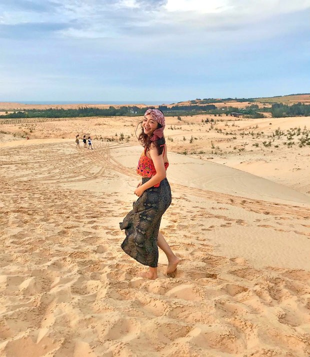 Đồi cát ở Phan Thiết ở xem như "tiểu Sahara" của Việt Nam.