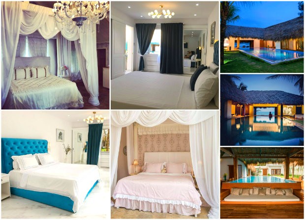 Không gian sang trọng, tiện nghi của Green Organic Villas.