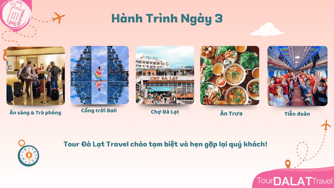 Lịch trình Tour Đà Lạt 3 Ngày 2 Đêm - Ngày 3 khám phá cuối cùng