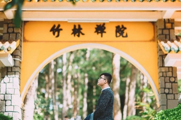 Khung cảnh thanh tịnh và hùng vĩ của Thiền Viện Trúc Lâm