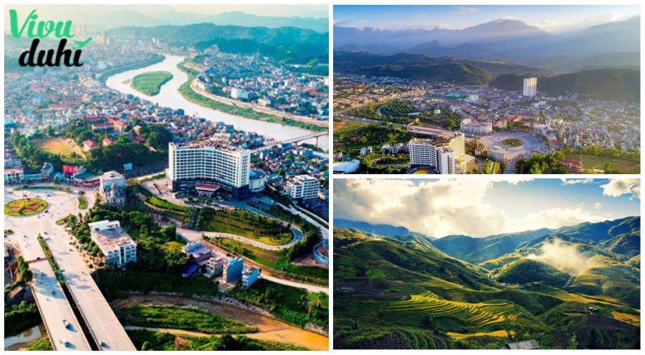 Một góc thị trấn Sa Pa mờ sương, điểm du lịch nổi tiếng thuộc tỉnh Lào Cai