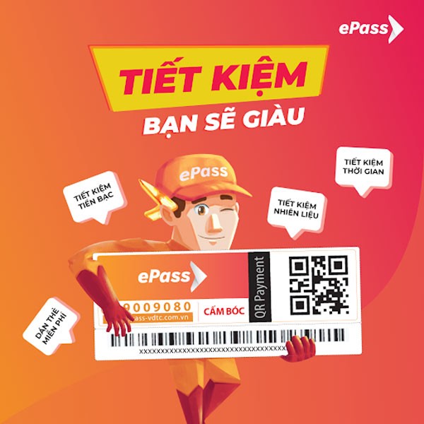 Dán thẻ định danh ePass của VDTC để sử dụng hình thức thu phí không dừng tại các trạm thu phí trên tuyến cao tốc Hà Nội – Hải Phòng và nhận được nhiều lợi ích lớn