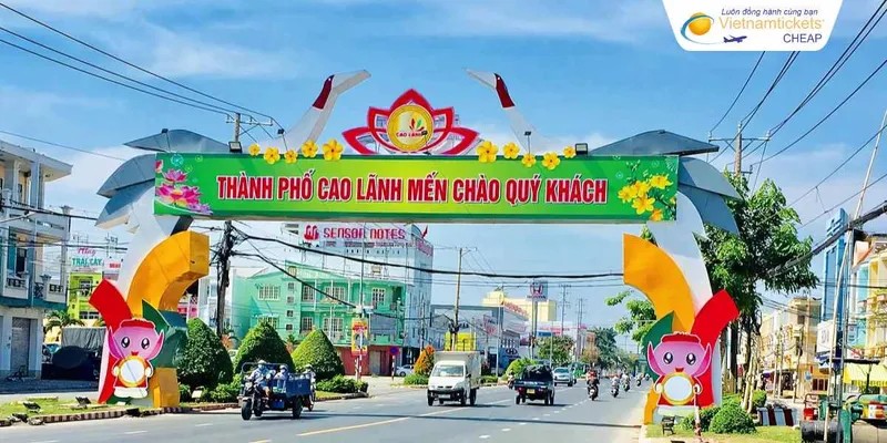 Khoảng cách từ Tp. Cao Lãnh đến các huyện lân cận tại Đồng Tháp