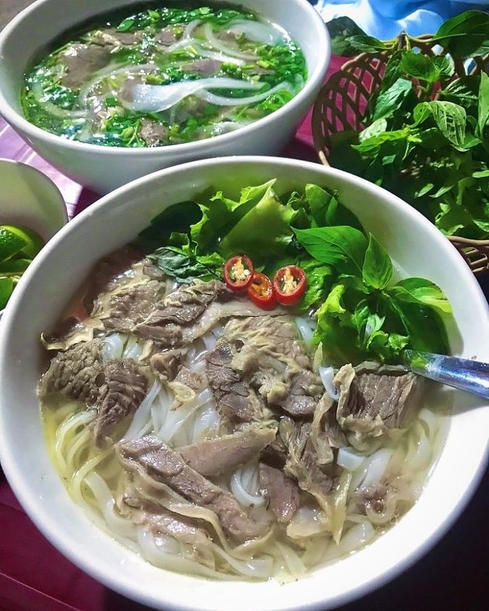 Bát phở bò Nam Định trứ danh
