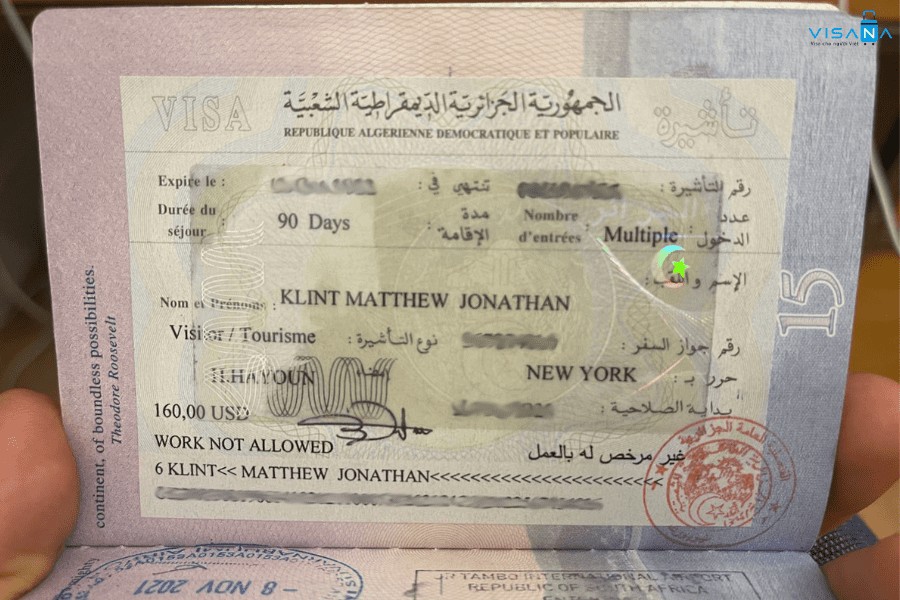 Các loại giấy tờ cần thiết để chuẩn bị hồ sơ xin visa Algeria