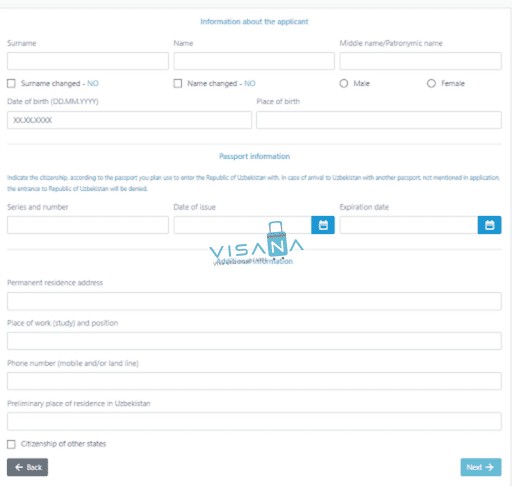 Thủ tục làm e-visa Uzbekistan