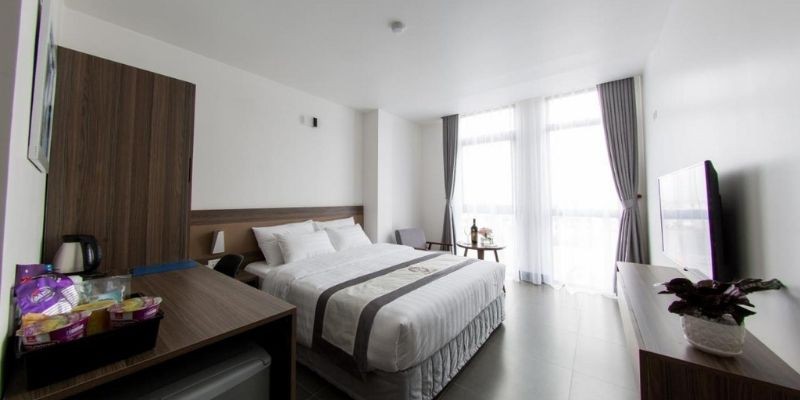 Hình ảnh nội thất hiện đại và tiện nghi của một khách sạn/homestay tại Hải Phòng