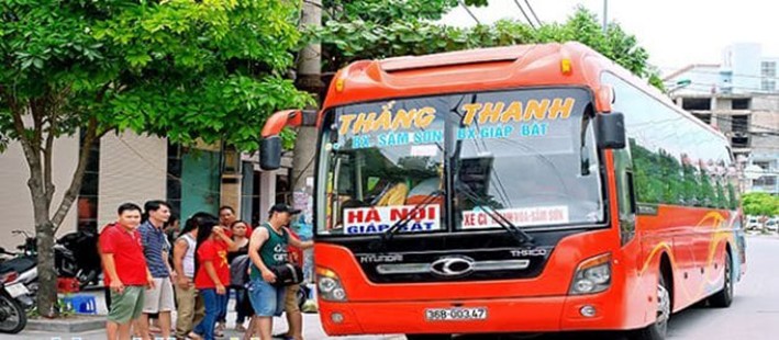 Xe khách chất lượng cao chạy tuyến Hà Nội Sầm Sơn
