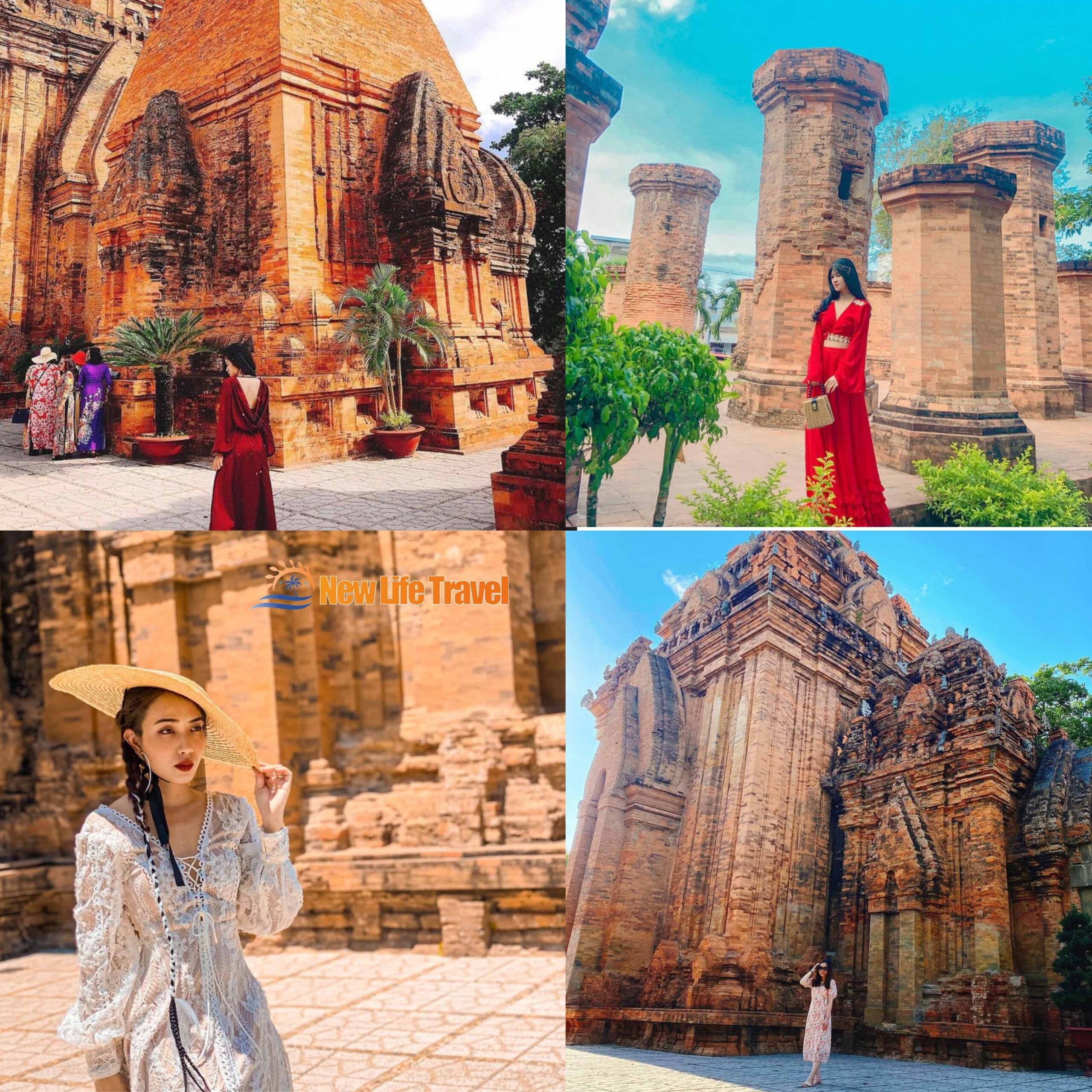 Du khách check-in tại Tháp Bà Ponagar Nha Trang, di sản kiến trúc Chăm Pa cổ kính