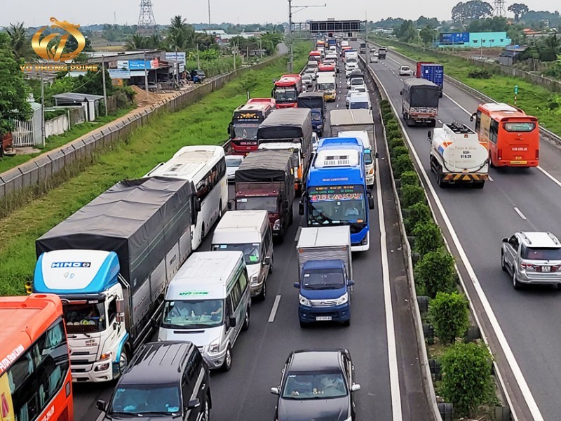 Tình trạng giao thông ảnh hưởng đến thời gian di chuyển