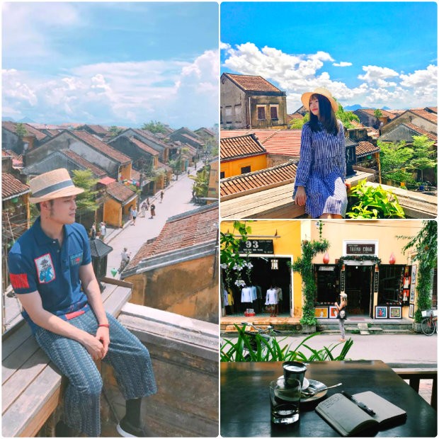 Hãy chọn một quán cà phê "view" đẹp để ngắm cảnh phố cổ.