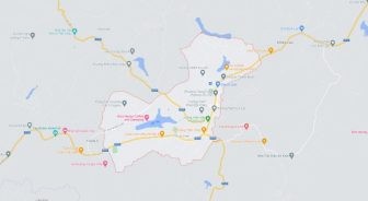 Bản đồ thị trấn Di Linh, tỉnh Lâm Đồng