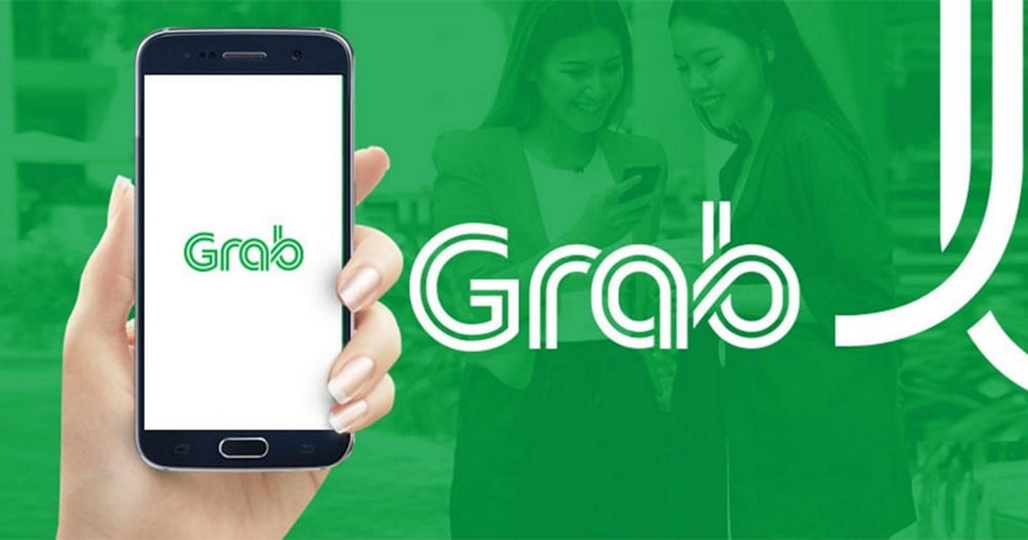 Logo ứng dụng Grab trên điện thoại
