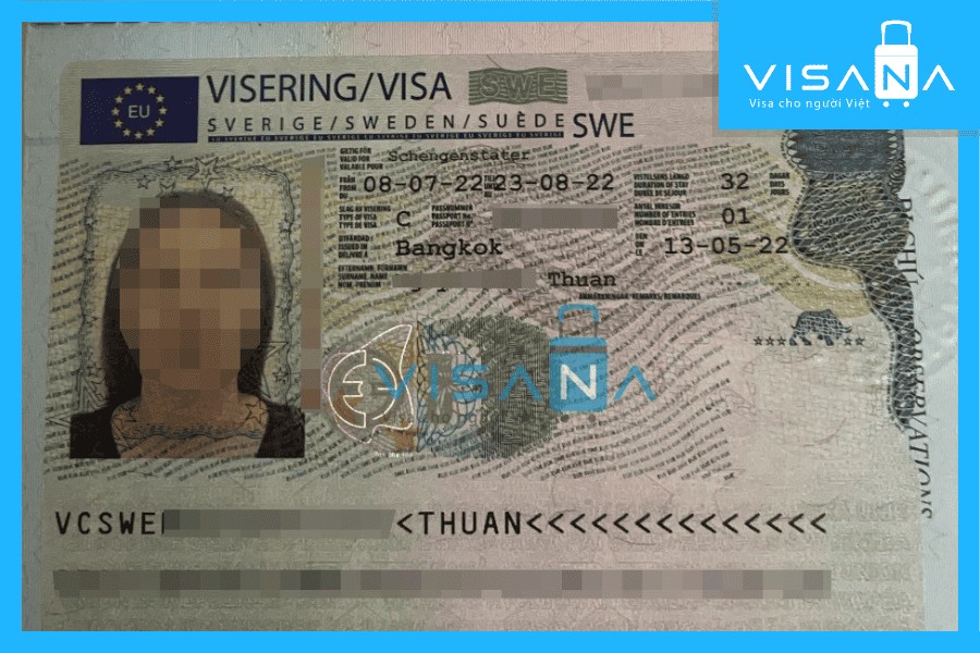 kết quả làm visa thụy điển visana