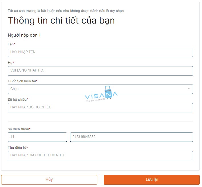 đặt lịch hẹn xin visa thụy điển visana3