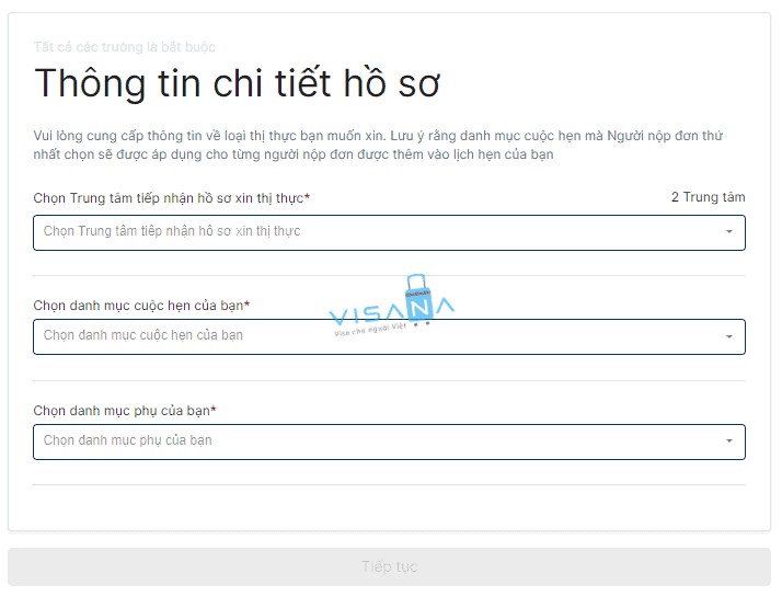 đặt lịch hẹn xin visa thụy điển visana1