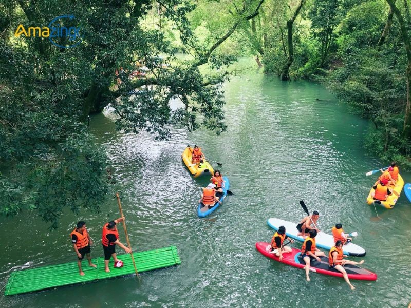 Vui chơi tại công viên Ozo, Quảng Bình