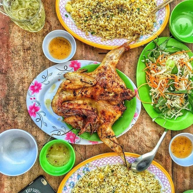 Đặc sản Gà đốt Ô Thum