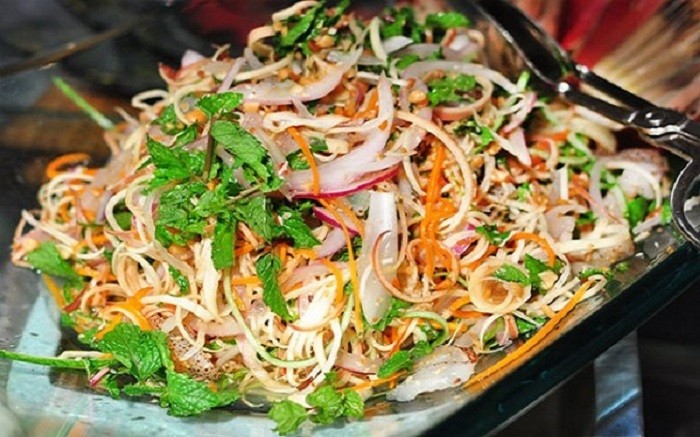 Nộm sứa Thái Thụy - Món ngon đặc sản Thái Bình.