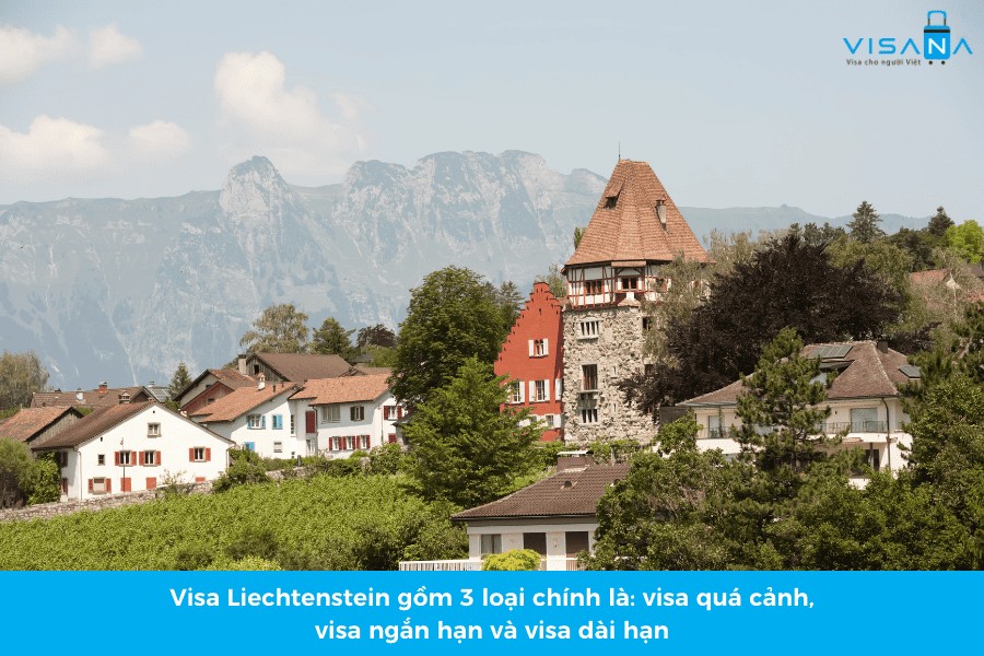 Phân loại visa Liechtenstein visana