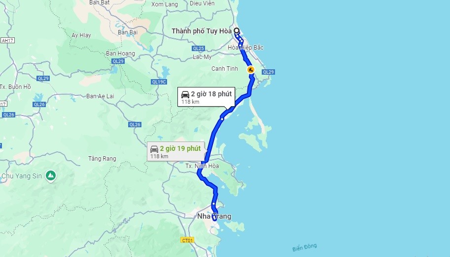 Phú Yên đến Nha Trang