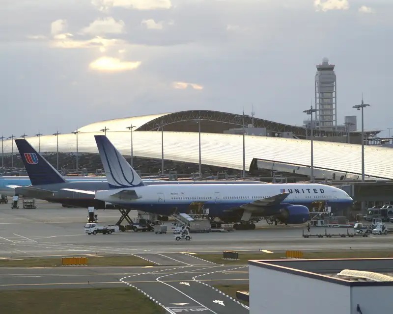 Cảnh quan sân bay quốc tế Kansai