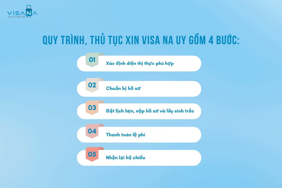 quy trình visa na uy visana