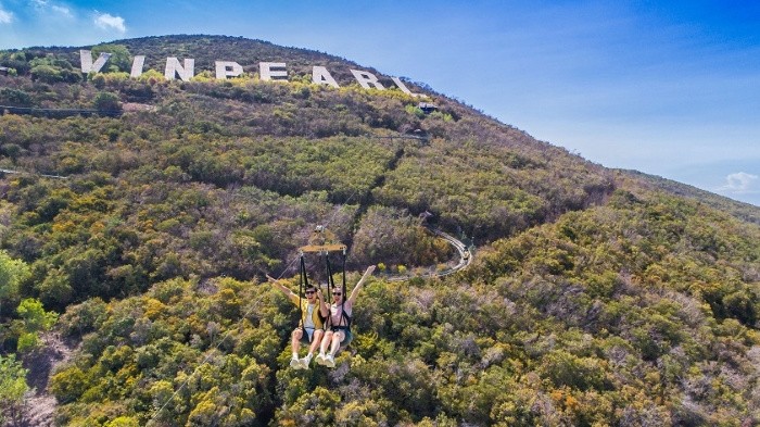 Trải nghiệm Zipline 3 kỷ lục tại VinWonders Nha Trang