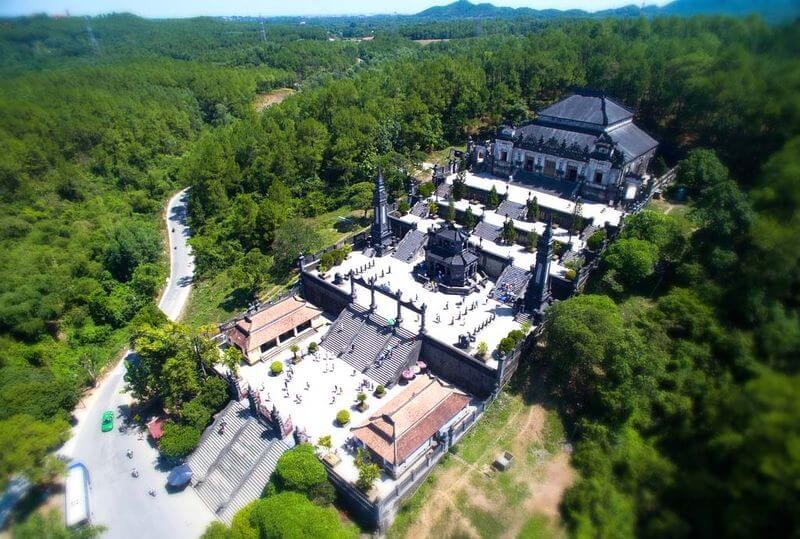 Kiến trúc độc đáo tại Lăng Khải Định