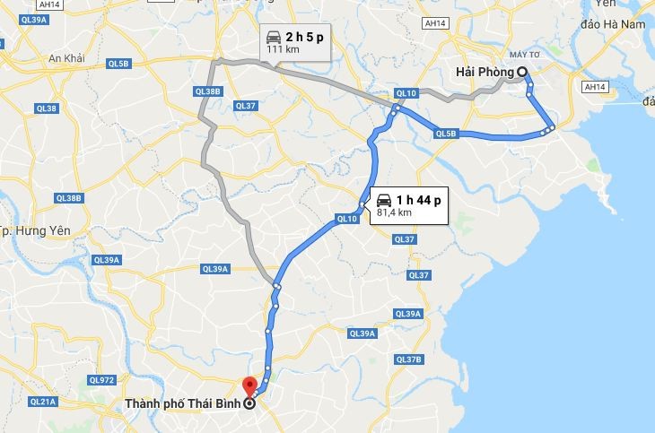Minh họa lộ trình 1