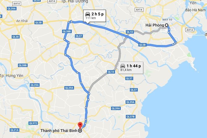 Minh họa lộ trình 3
