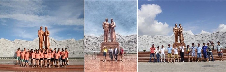 Tượng đài Nguyễn Sinh Sắc – Nguyễn Tất Thành