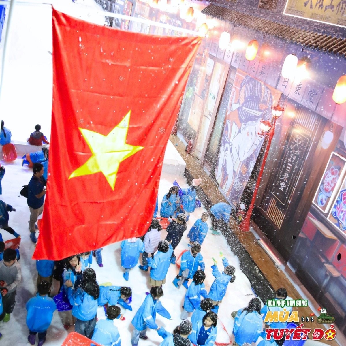 Khung cảnh bên trong Snow Town Sài Gòn