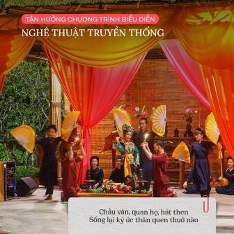 Biểu diễn nghệ thuật truyền thống tại VinWonders Nam Hội An