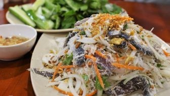 Đặc sản Bình Định gỏi cá chích gây ấn tượng với hương vị thơm ngọt hài hòa