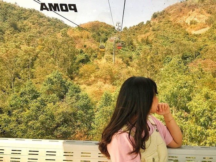 Một góc yên bình tại khu du lịch Lâm Viên trên núi Cấm