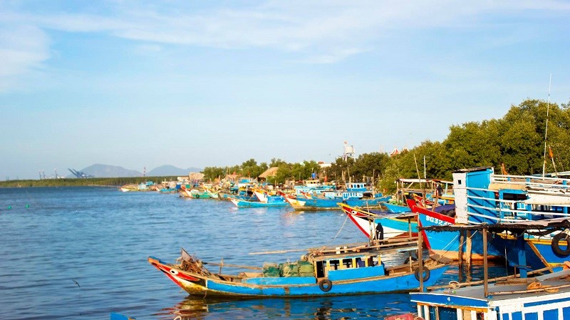Khung cảnh bình yên tại đảo Thạnh An